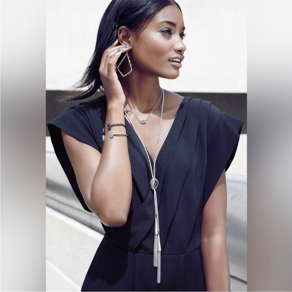 ▶️ Kendra Scott ◀️ Gold Tone Pharra Necklace - Picture 10 of 12